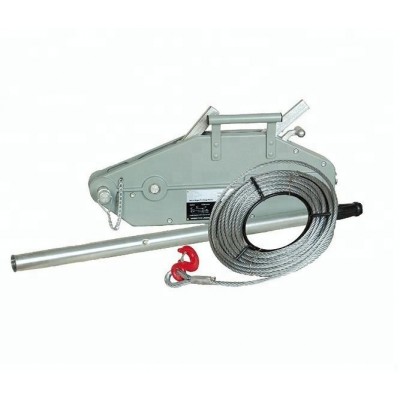 1 year Warranty Aluminium alloy Manual wire rope pulling hoist